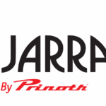 Logo featuring 'JARRA' with 'By Pinotti' in red script.